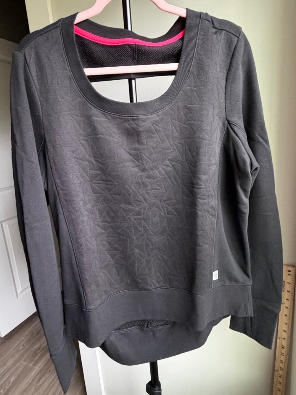 VSX Sport Black Sweater with Open Back | Large